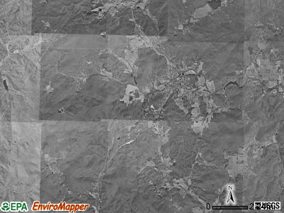Arcadia township, Missouri satellite photo by USGS