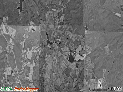 Mine La Motte township, Missouri satellite photo by USGS