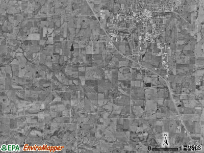 Southwest Marion township, Missouri satellite photo by USGS