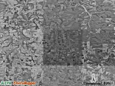 Franklin township, Missouri satellite photo by USGS