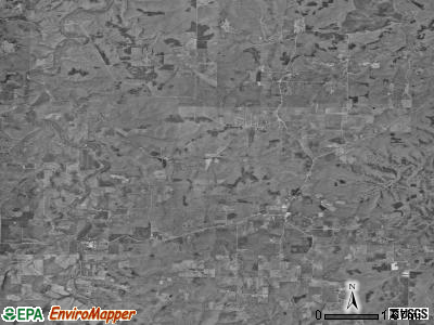 Roubidoux township, Missouri satellite photo by USGS