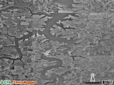 Sac township, Missouri satellite photo by USGS