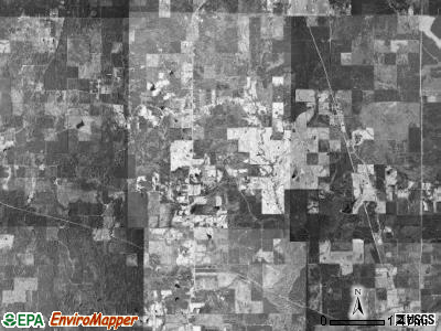 Whiteville township, Arkansas satellite photo by USGS