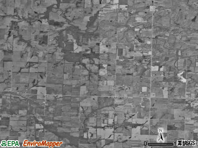 Newport township, Missouri satellite photo by USGS