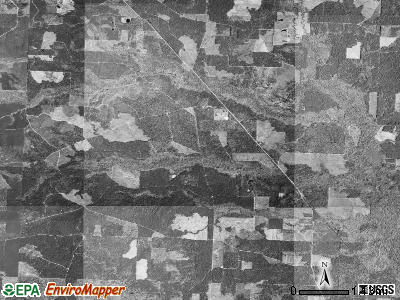 Bunn township, Arkansas satellite photo by USGS