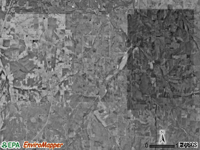 Niangua township, Missouri satellite photo by USGS