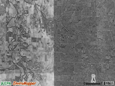 Boone No. 1 township, Missouri satellite photo by USGS
