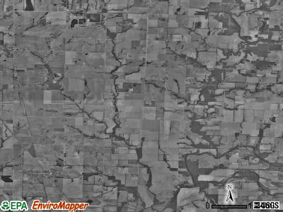 Jasper township, Missouri satellite photo by USGS