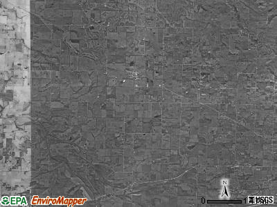 Center No. 3 township, Missouri satellite photo by USGS