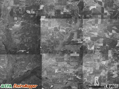 Princeton township, Arkansas satellite photo by USGS