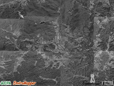 Logan township, Missouri satellite photo by USGS