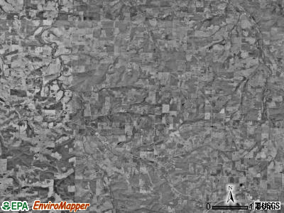 Wood township, Missouri satellite photo by USGS