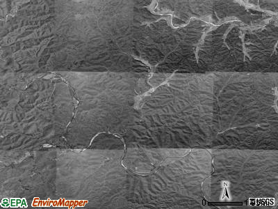 Bowlan township, Missouri satellite photo by USGS