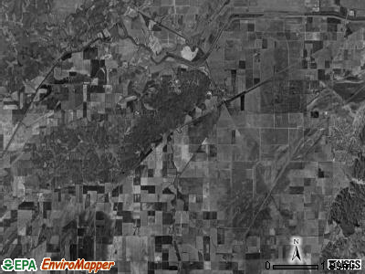 Welch township, Missouri satellite photo by USGS
