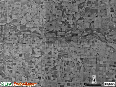 Vineyard township, Missouri satellite photo by USGS