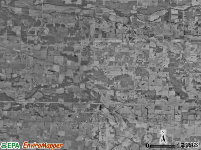 Sarcoxie township, Missouri satellite photo by USGS