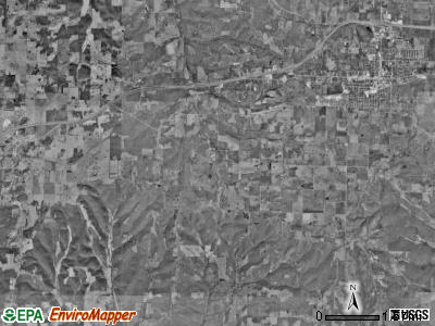 Mountain Grove township, Missouri satellite photo by USGS
