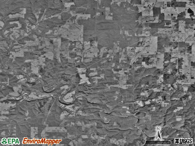 Date township, Missouri satellite photo by USGS