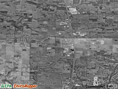 Cassidy township, Missouri satellite photo by USGS