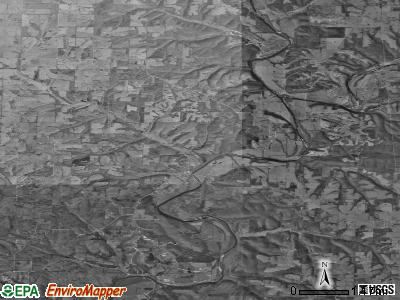 Cass township, Missouri satellite photo by USGS