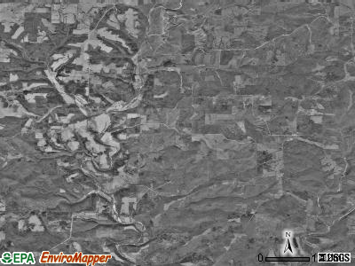 Champion township, Missouri satellite photo by USGS