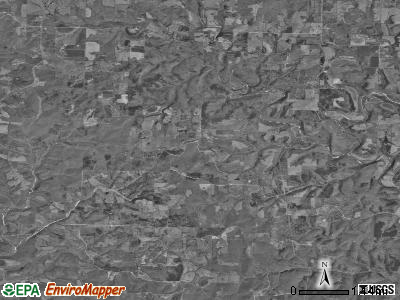 Bryan township, Missouri satellite photo by USGS