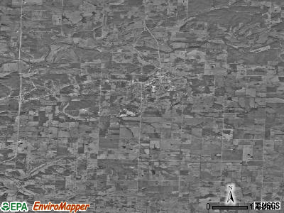 Granby township, Missouri satellite photo by USGS