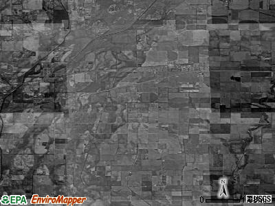 Long Prairie township, Missouri satellite photo by USGS