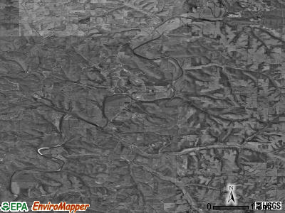 Ponce de Leon township, Missouri satellite photo by USGS