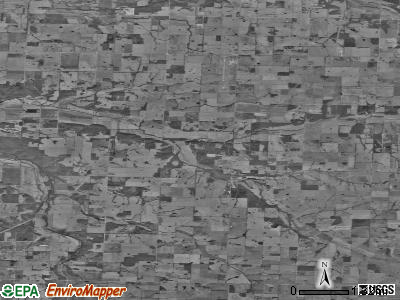 Capps Creek township, Missouri satellite photo by USGS