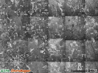 Kingsland township, Arkansas satellite photo by USGS