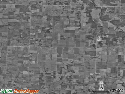 Newtonia township, Missouri satellite photo by USGS