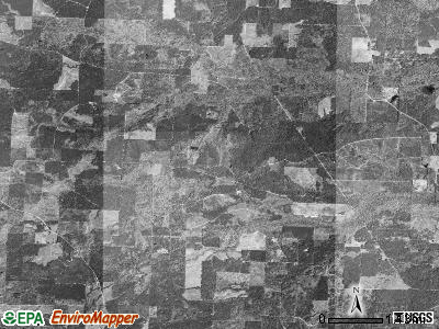 Liberty township, Arkansas satellite photo by USGS