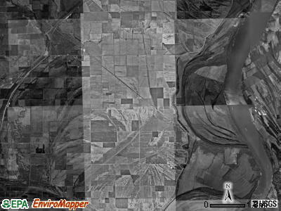 Mississippi township, Missouri satellite photo by USGS