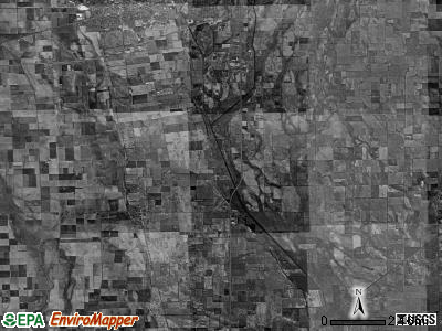 Big Prairie township, Missouri satellite photo by USGS