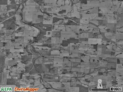 Pioneer township, Missouri satellite photo by USGS