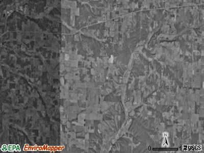 Buffalo township, Missouri satellite photo by USGS