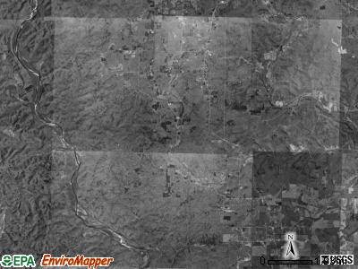 Jordan township, Missouri satellite photo by USGS