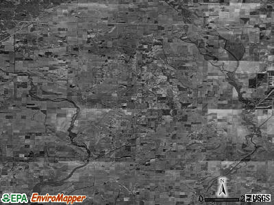 Ash Hill township, Missouri satellite photo by USGS