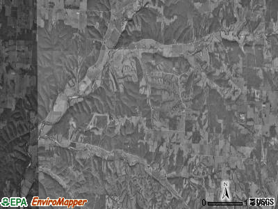 Buffalo May township, Missouri satellite photo by USGS