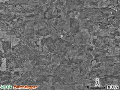 Longrun township, Missouri satellite photo by USGS