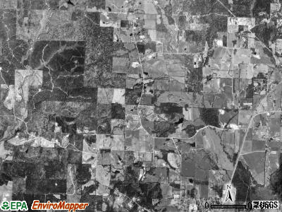 Dillard township, Arkansas satellite photo by USGS