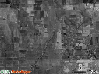 Lewis township, Missouri satellite photo by USGS