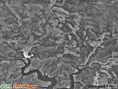 Jasper township, Missouri satellite photo by USGS