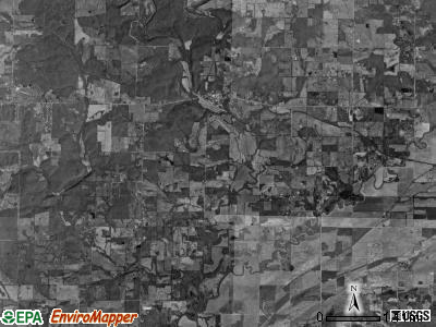 Varner township, Missouri satellite photo by USGS