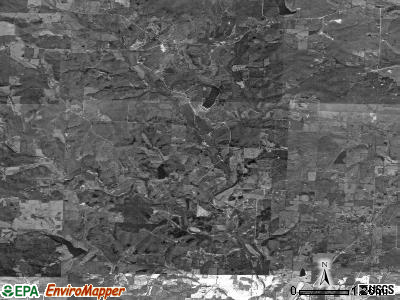 Union township, Missouri satellite photo by USGS