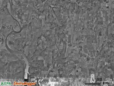Bayou I township, Missouri satellite photo by USGS