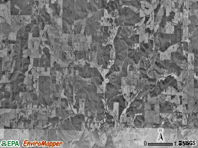 Jeff township, Missouri satellite photo by USGS