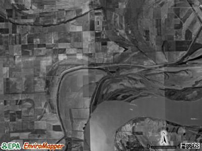 Butler township, Missouri satellite photo by USGS