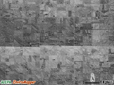 Dowling township, Nebraska satellite photo by USGS
